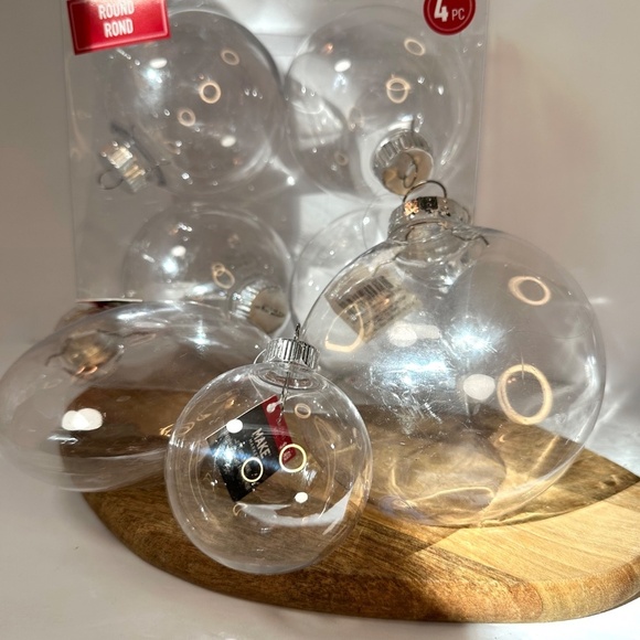 Make Market Other - DealClear Plastic Fillable Christmas Ornaments Craft 7 Pieces